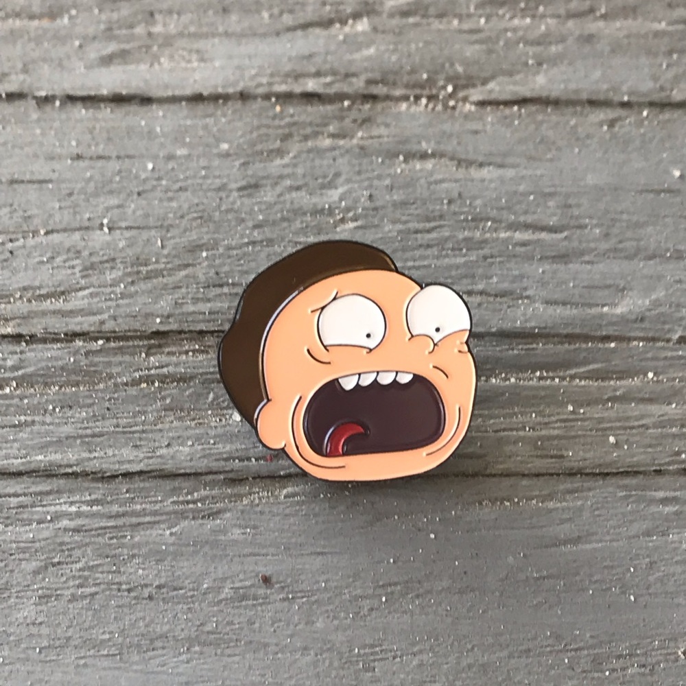 Rick and Morty Metal Pin Back
Morty Screaming